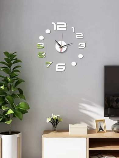 1set Mirror Surface Wall Clock | SHEIN USA