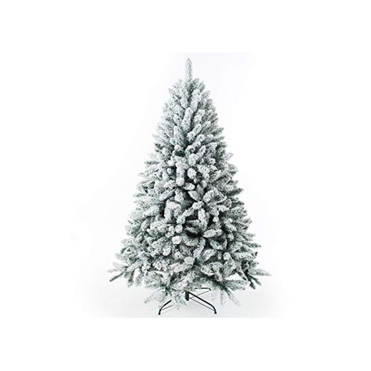 Árbol de Navidad artificial Senjie, árbol de Navidad con bisagras de pino