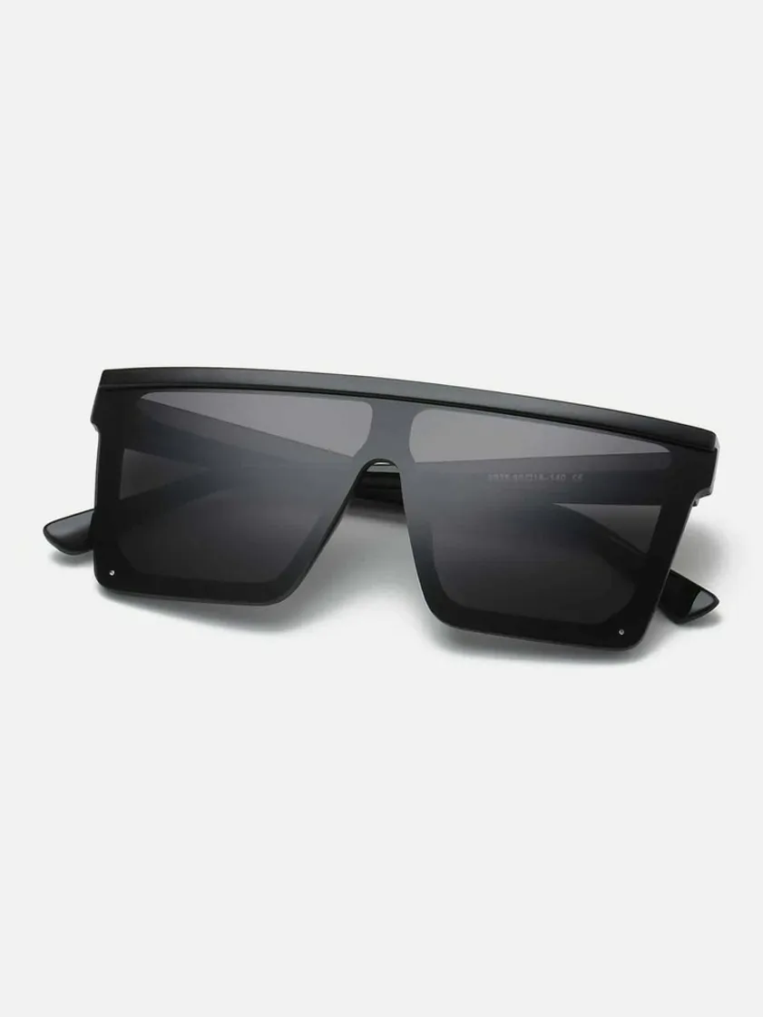 Moda Men Plain Frame Flat Top Sunglasses | SHEIN USA