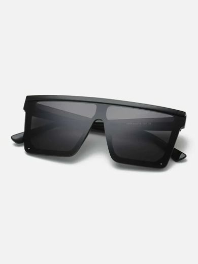 Men Plain Frame Flat Top Sunglasses | SHEIN USA