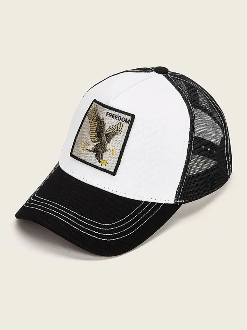 Moda Men Bird Embroidery Mesh Baseball Cap | SHEIN IN 