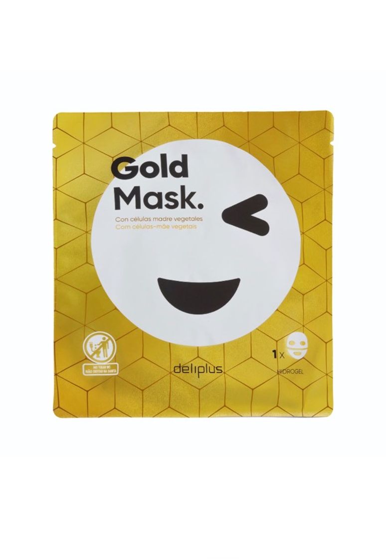 Moda Mascarilla facial Gold Mask Deliplus con células madre vegetales ...