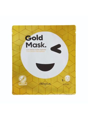 Mascarilla facial Gold Mask Deliplus con células madre vegetales ...