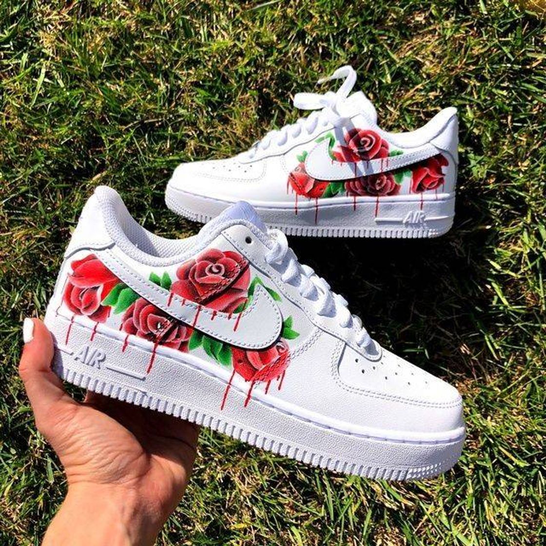 Fashion sneaker roses custom 