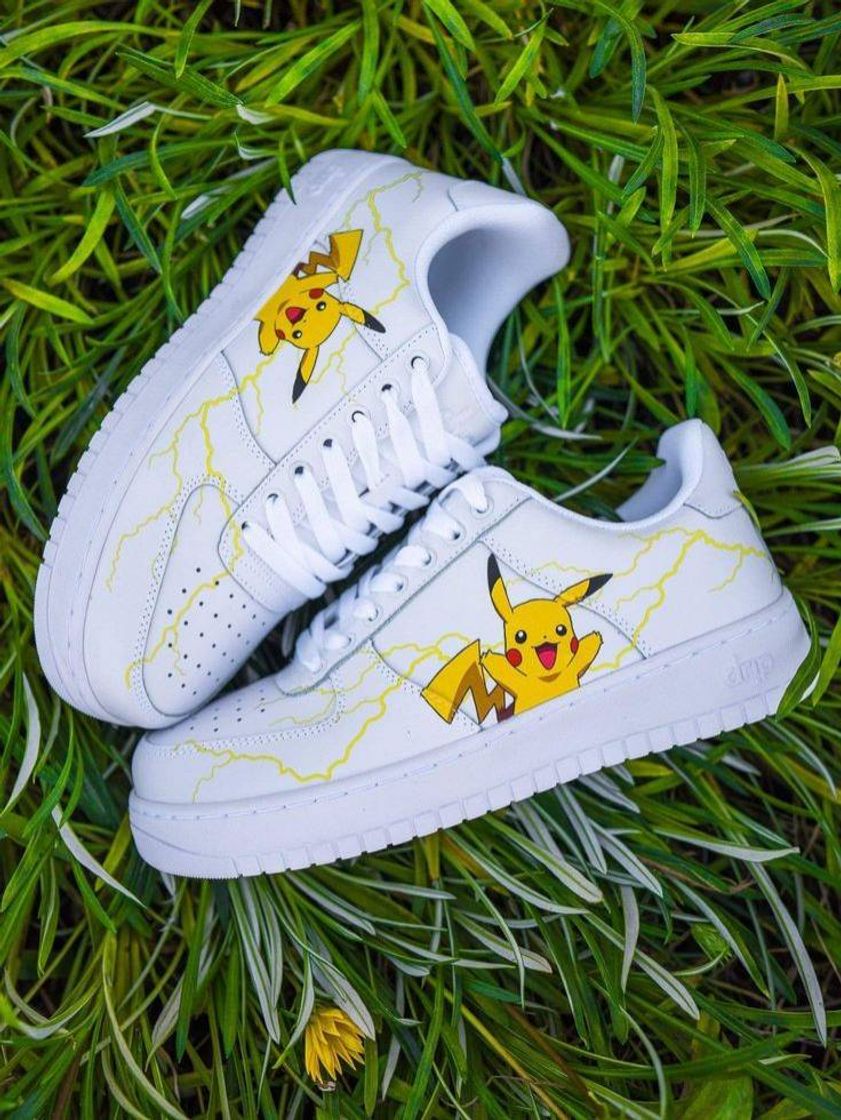 Fashion tênis nike custom pikachu