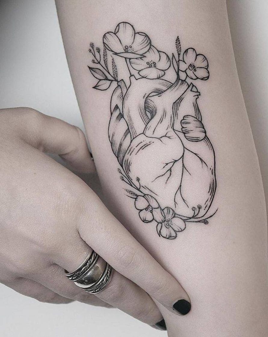 Fashion Heart tattos