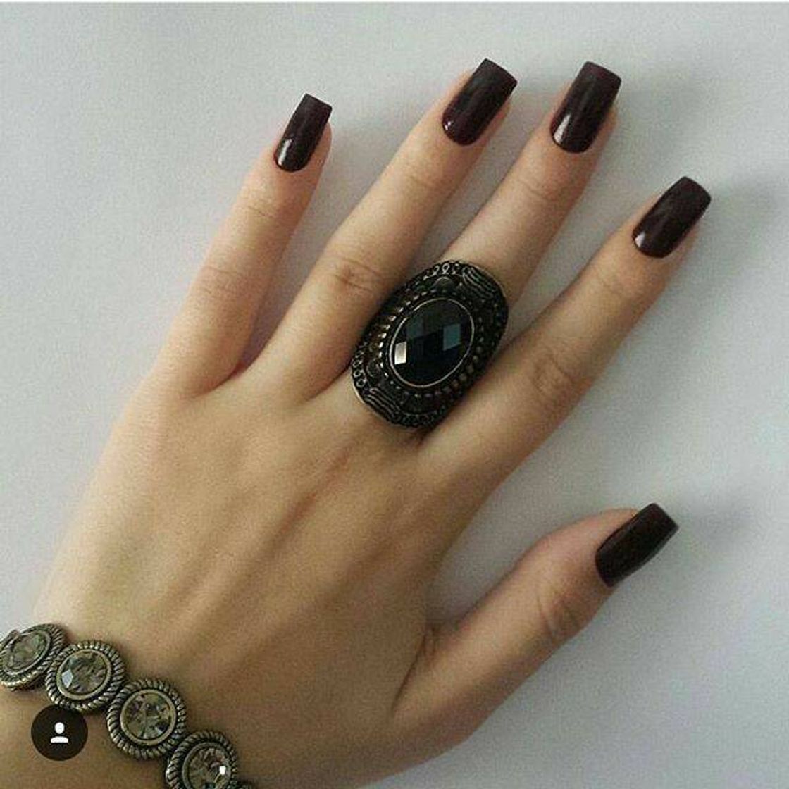 Fashion black nails 🖤