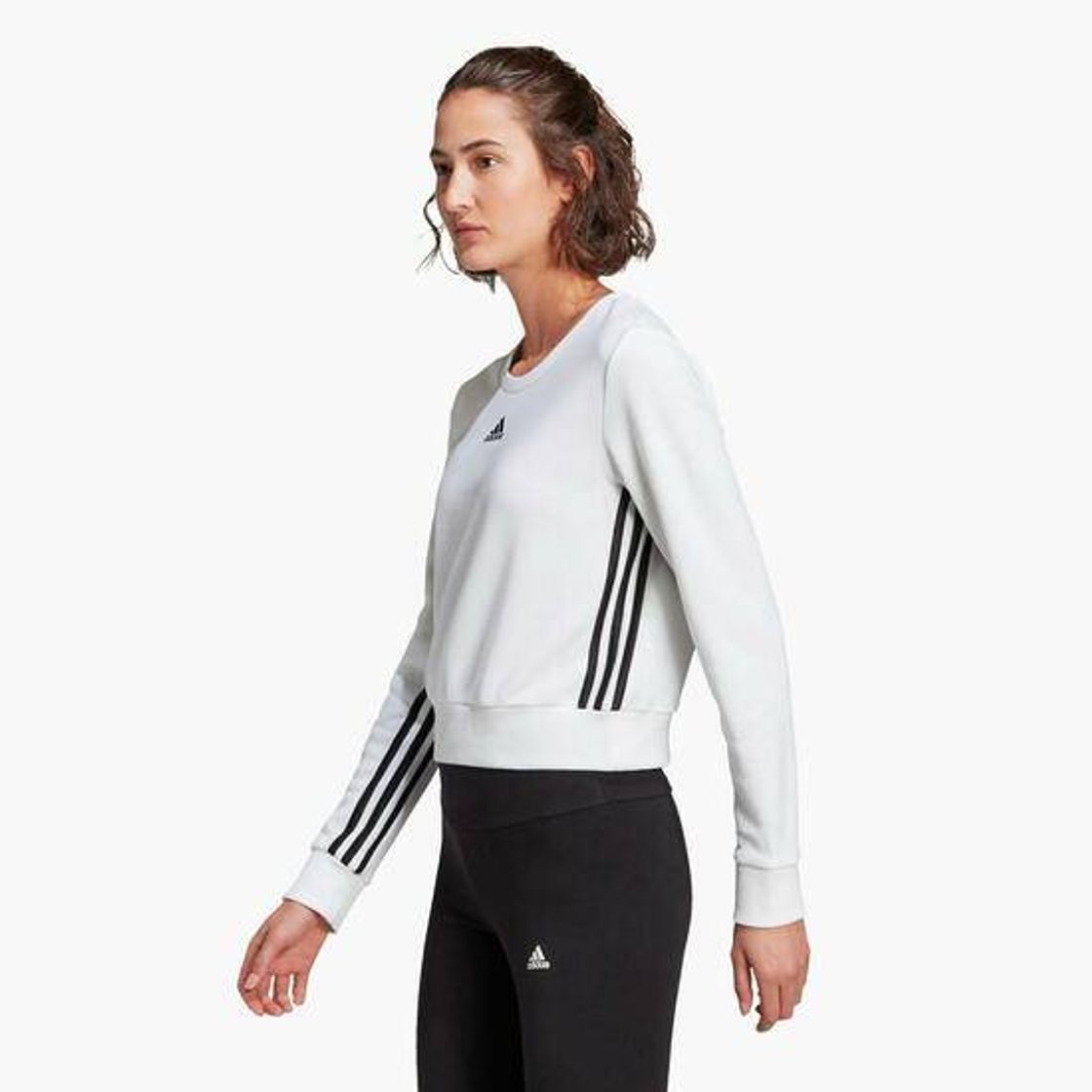 Fashion Sweat adidas Fav - Branco - Sweat Mulher