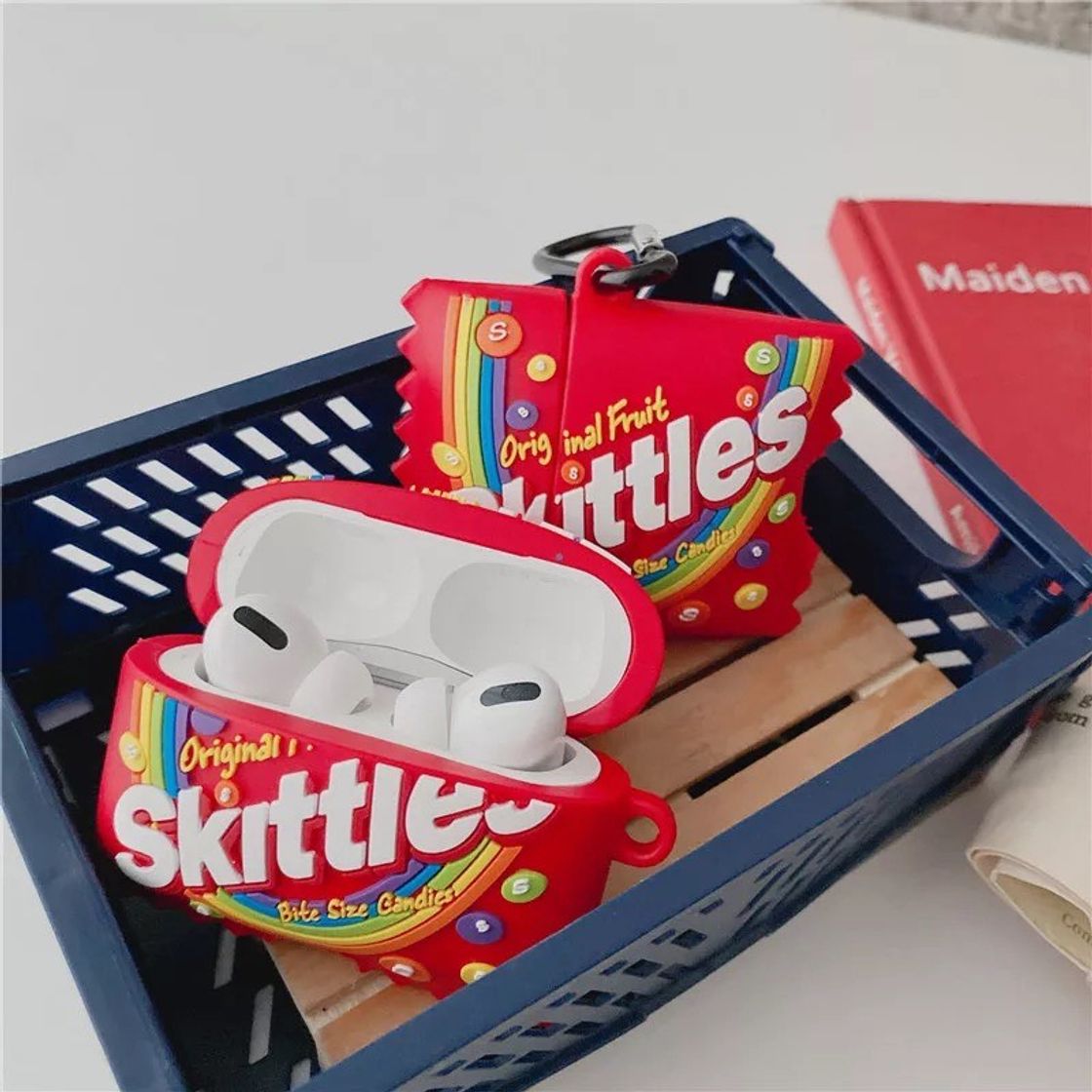 Moda Funda AirPods skittles