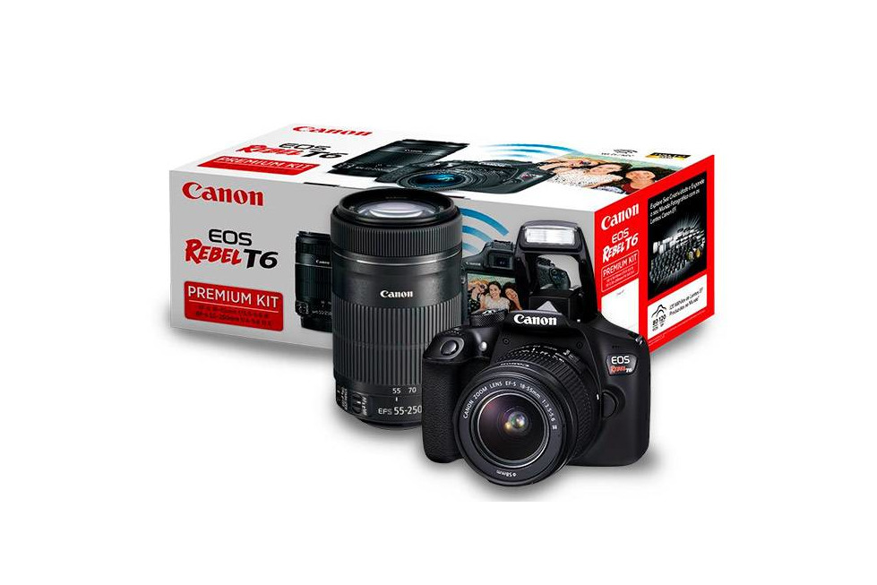 Productos Canon t6 kit Premium