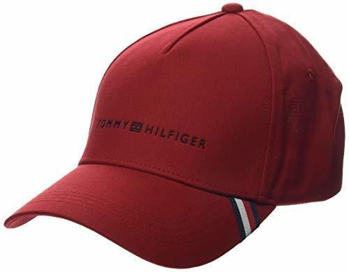 Tommy Hilfiger Uptown Cap Gorra de béisbol, Rojo