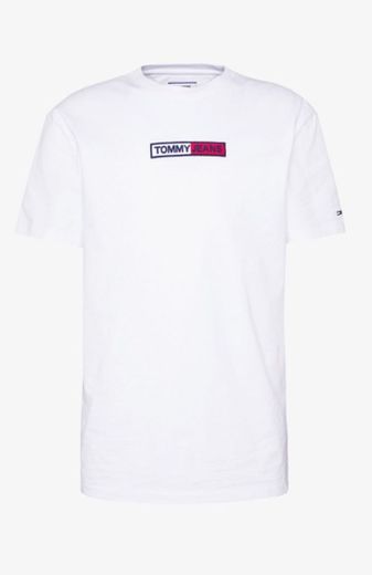 Tommy Jeans EMBROIDERED LOGO TEE - Camiseta estampada