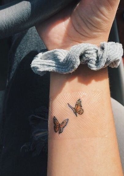 Fashion Tatto bem delicadinha|butterfly 🦋