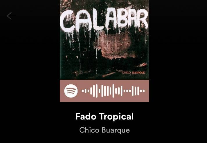 Music fado tropical chico buarque 