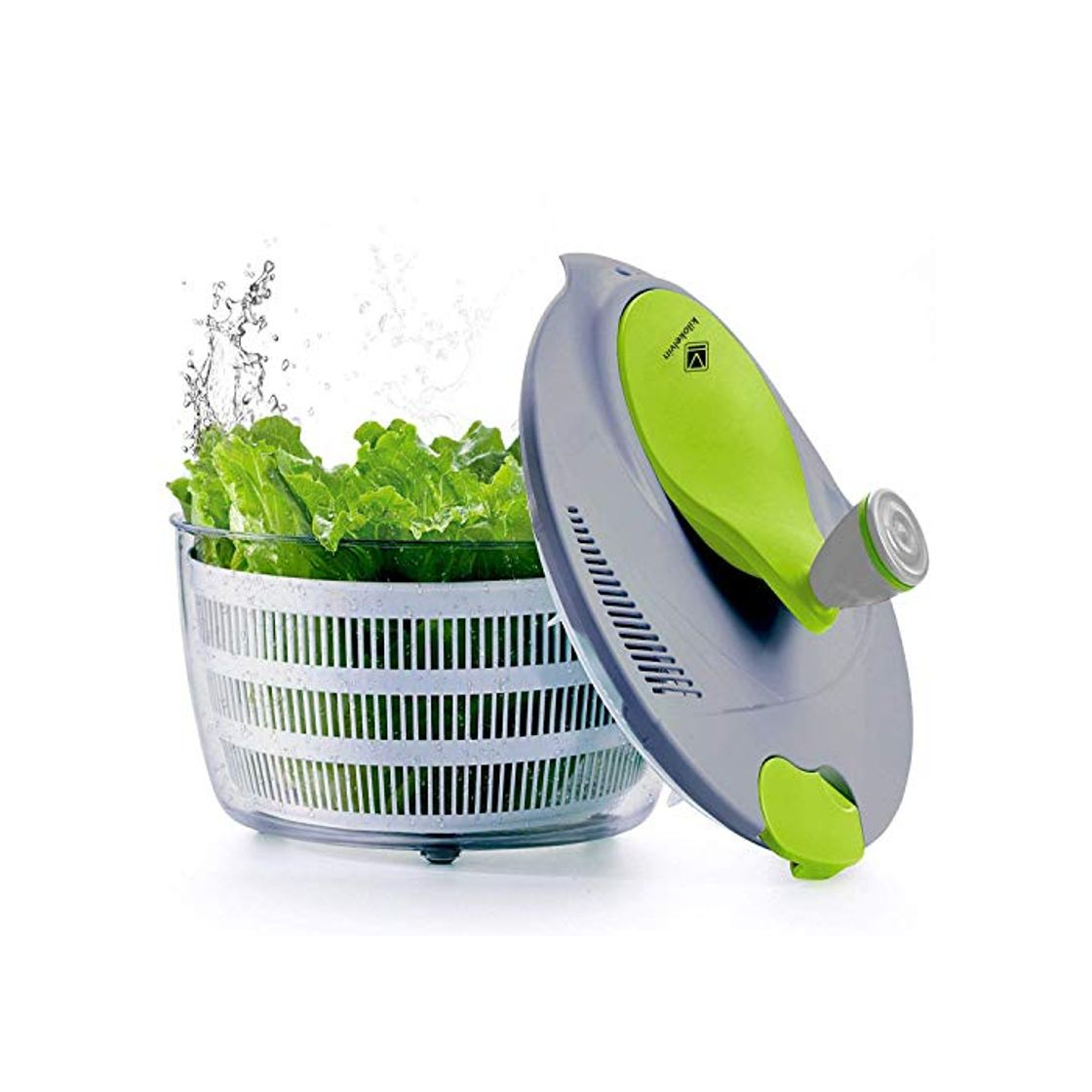 Social kilokelvin El plastico Spinner de Ensalada de Cocina 4 litros Secador rápido