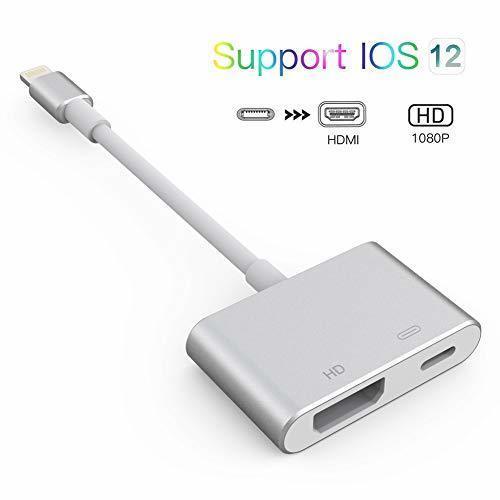 Social QuickLand Adaptador HDMI 1080P HD Adaptador AV Digital para teléfono XR/XS