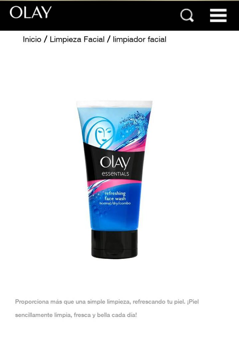 Fashion Olay Essentials Gel Limpiador Refrescante (Piel normal/seca/mixta)