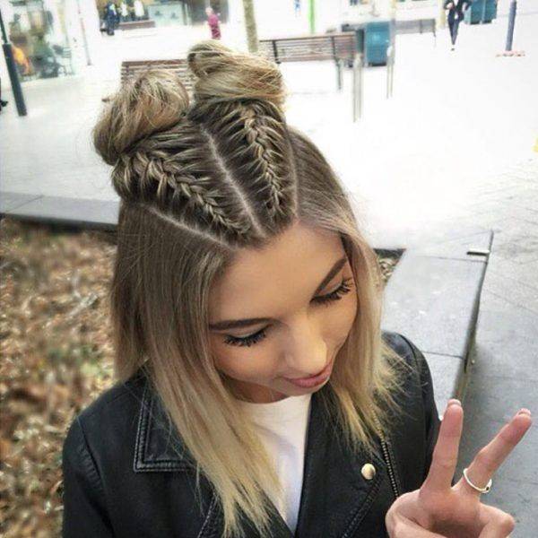 Moda Penteado com trança 2