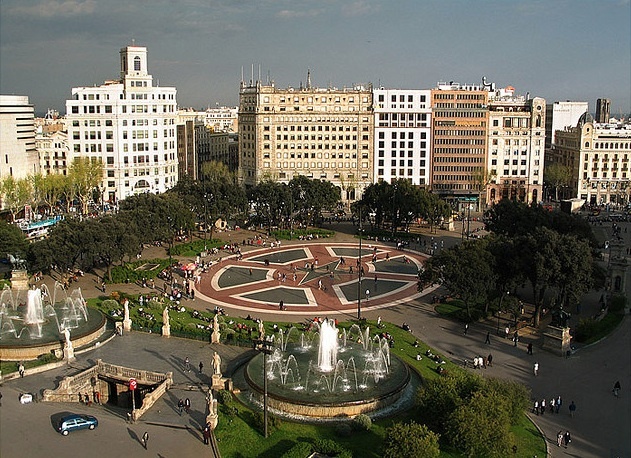 Lugar Plaça de Catalunya