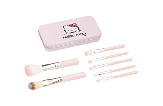 Hello Kitty 7 Makeup Brushes Set Foundation Powder Eyeshadow by HongKong