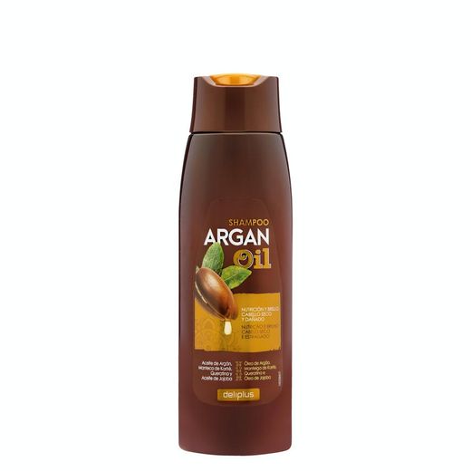 Champú de Argan Oil Deliplus para cabellos secos y dañados