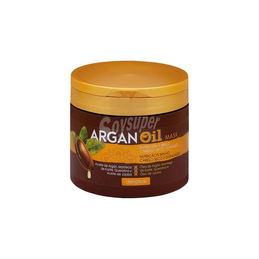 Mascarilla Argan Oil Deliplus cabello seco y dañado