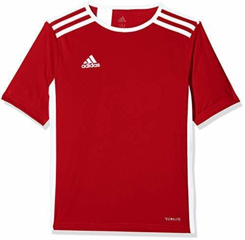 adidas Entrada 18 JSY Teamtrikot Camiseta, Niño, Rojo