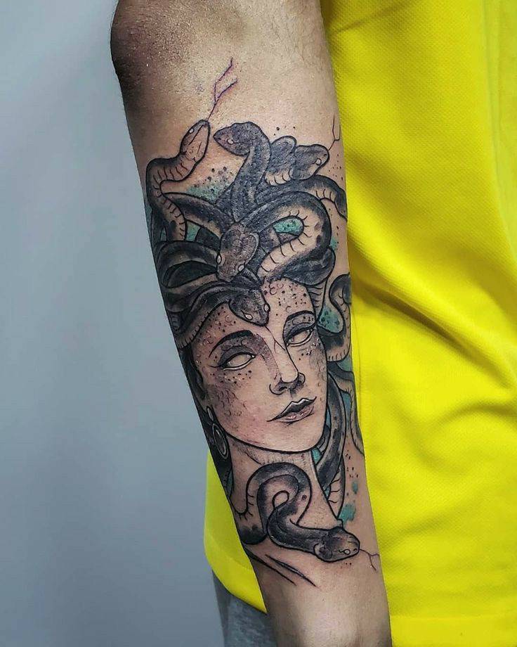Social Medusa tattoo