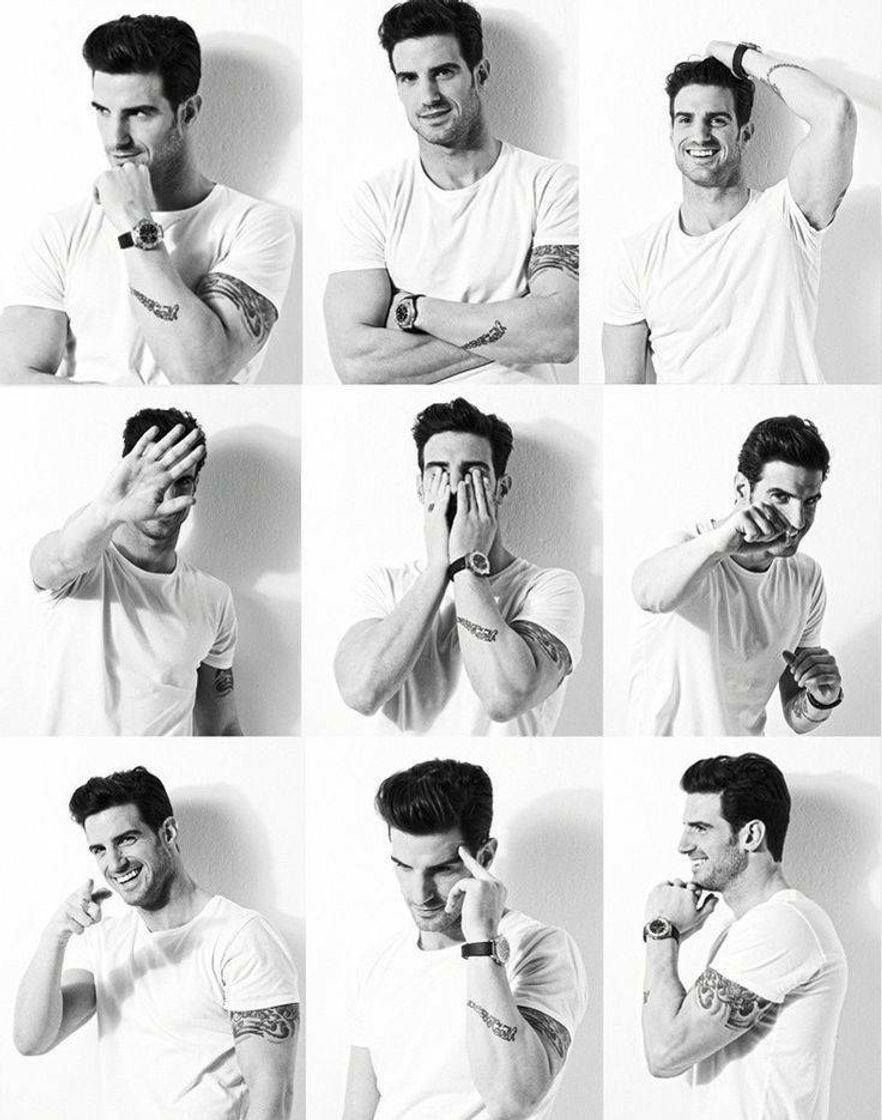 Poses masculinas  para fotografia 