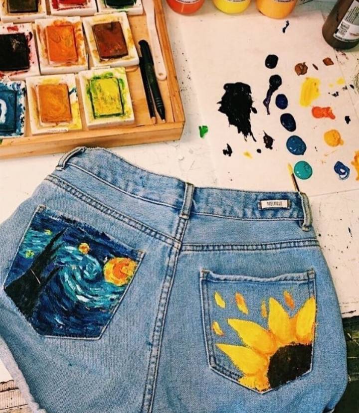 Fashion Para os amantes de Van Gogh como eu!💕🌻