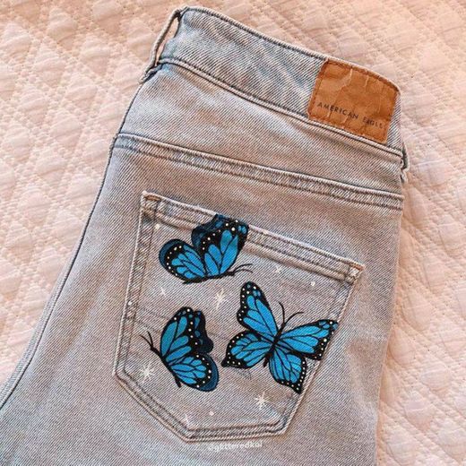 DIY calça jeans 