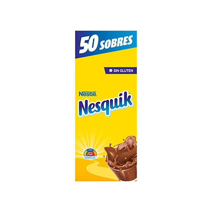 Product Nestlé Nesquik cacao soluble instantáneo - Estuche de 50 sobres de cacao