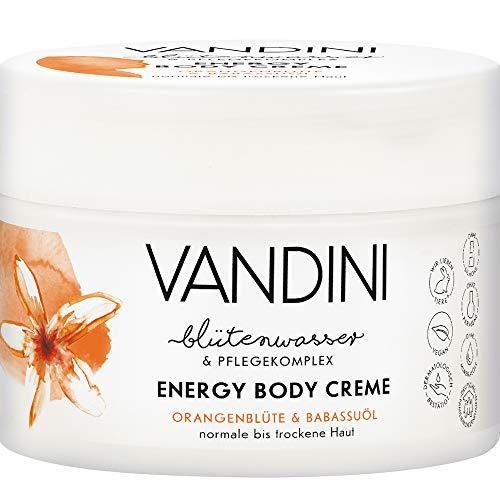 Vandini Energy - Loción corporal con aroma de azahar y aceite de
