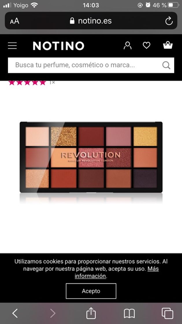 Producto Makeup Revolution Reloaded