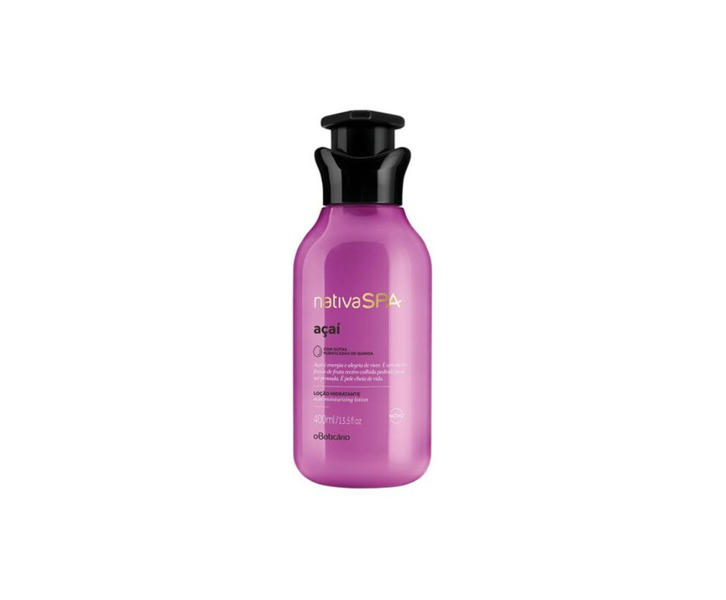Social Boticário Nativa SPA Loção Hidratante Açaí
