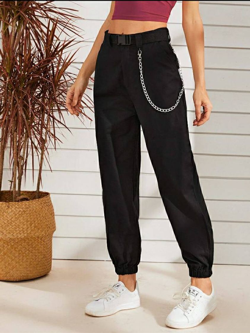 Fashion Self Tie Flap Pocket Cargo Pants | SHEIN USA