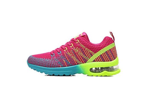 Zapatos de Running Para Mujer Zapatillas Deportivo Outdoor Calzado Asfalto Sneakers Rosa