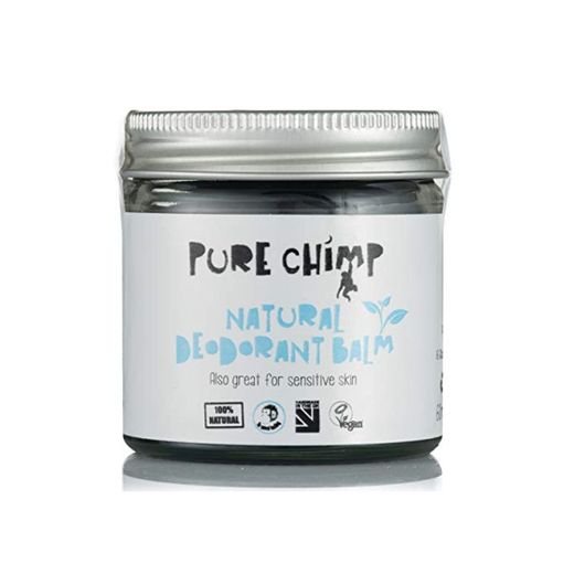 Bálsamo Desodorante Natural 60 ml de PureChimp - Cristal Reciclable – Carbón