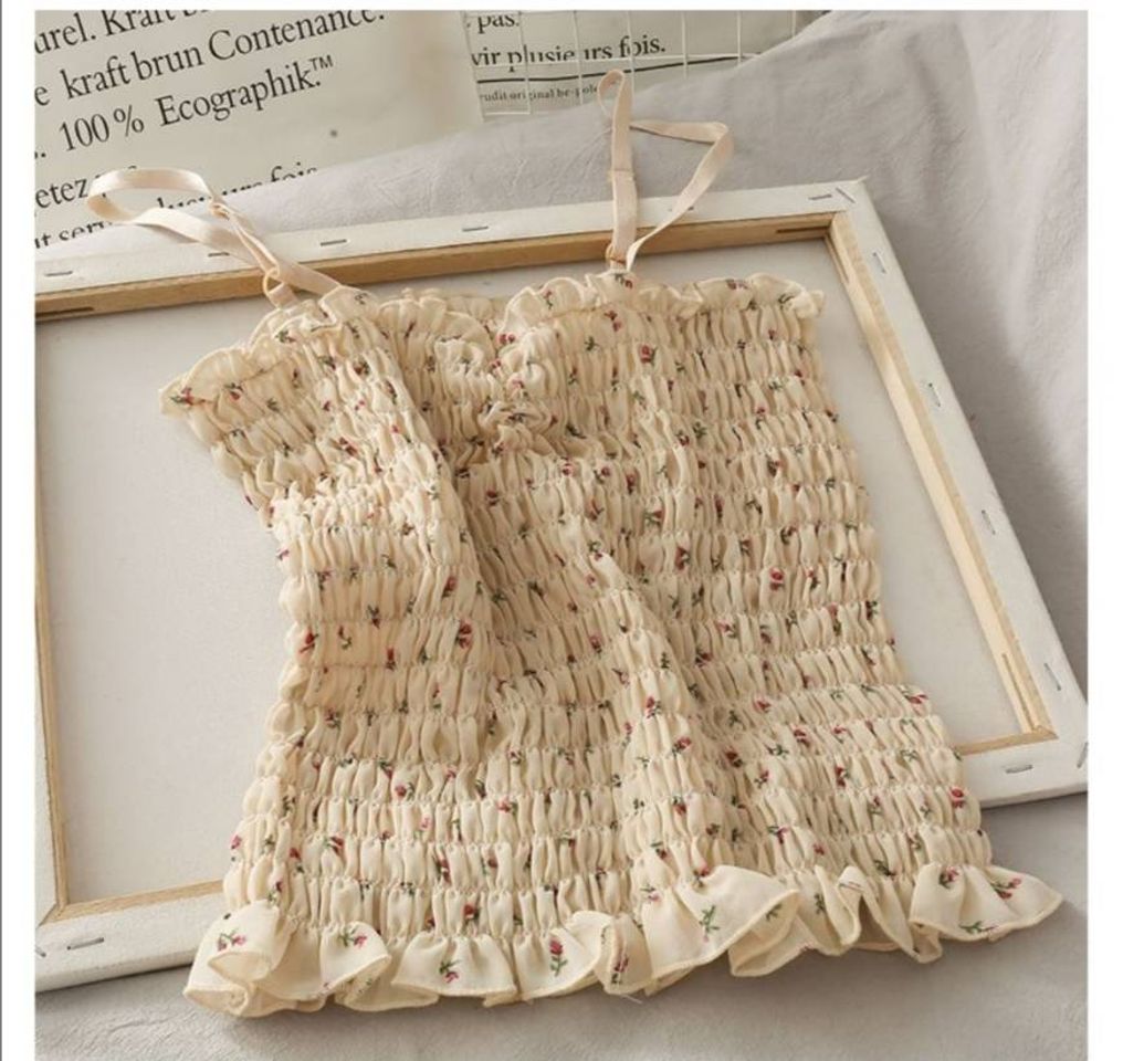 Social Smocked floral camisole