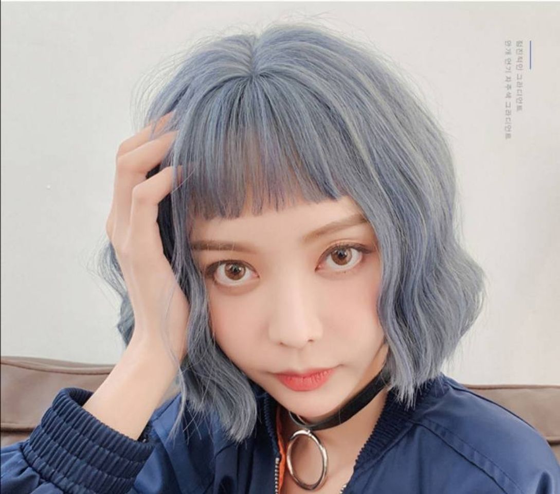 Social Peluca pelo corto rizada