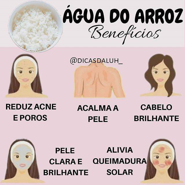 Moda Cuidados com a pele (água de arroz)🌻🌈