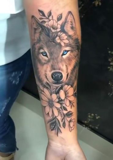 Tatuagem de lobo 🐺 