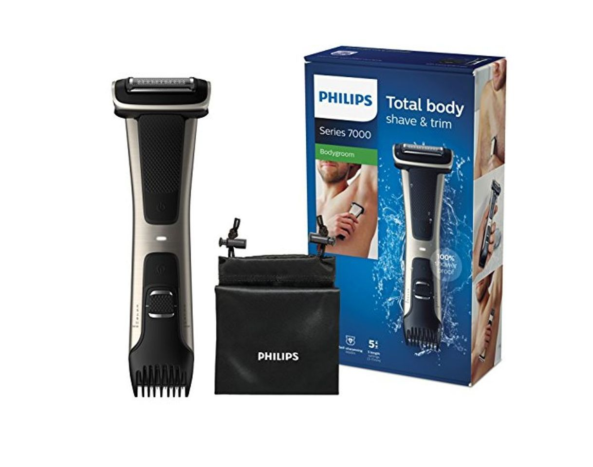 Social Philips Serie 7000 BG7025/15 - Afeitadora Corporal con Cabezal de Recorte y