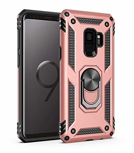 BestST Funda Samsung Galaxy S9+ Plus con Anillo Soporte