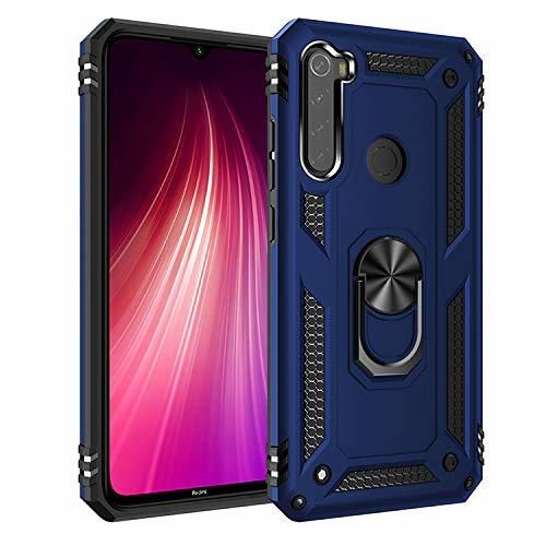 BestST Funda Xiaomi Redmi Note 8 con Anillo Soporte, con HD Protector