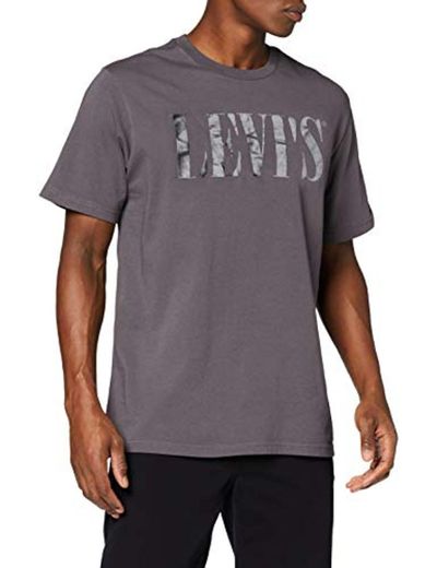 Levi's Relaxed Graphic tee Camiseta, Gris