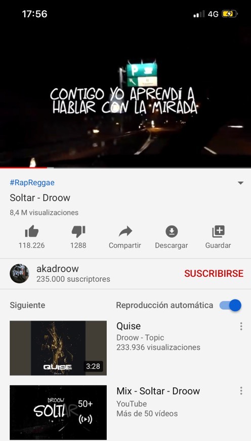 Canción Soltar