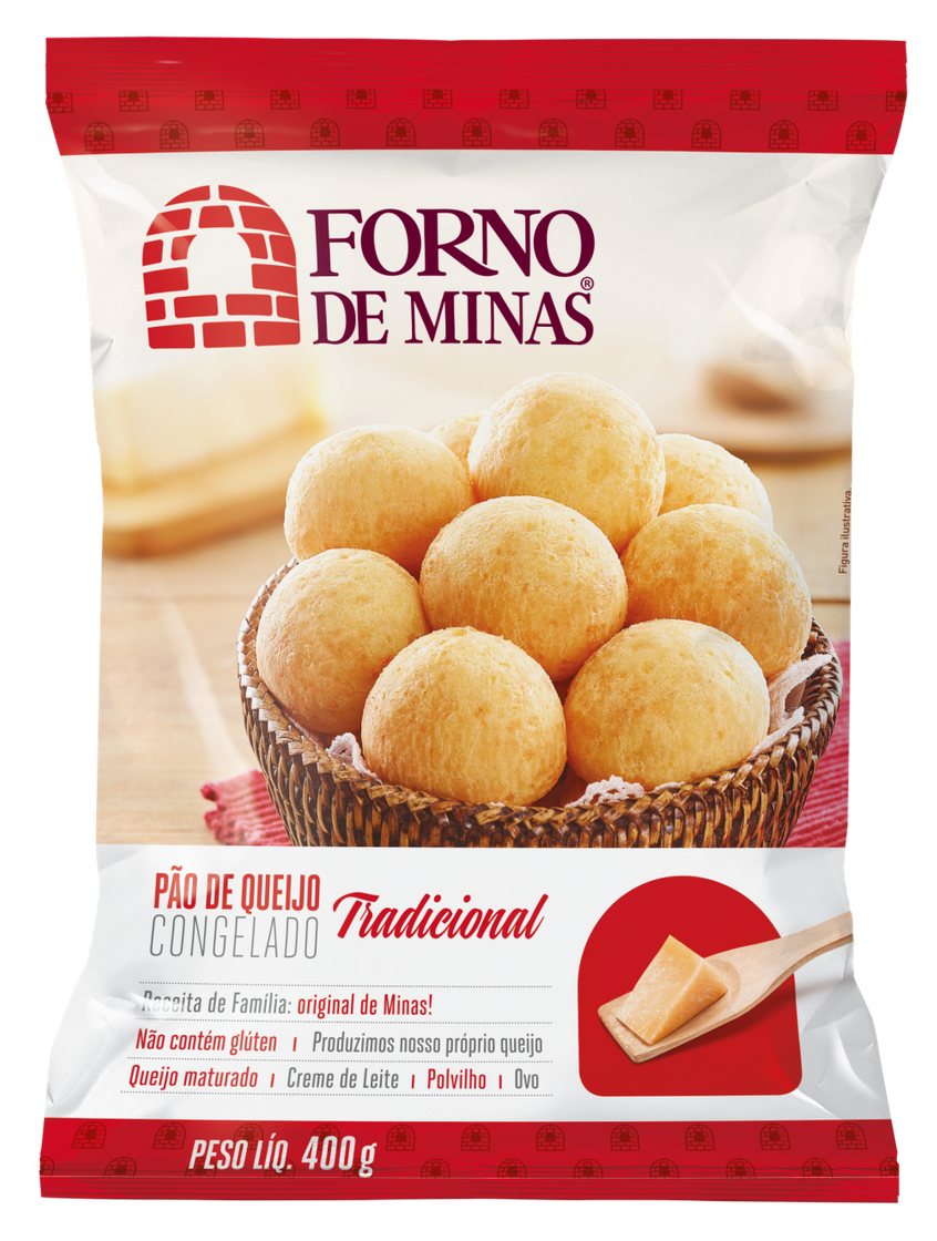 Social Pão de Queijo Tradicional FORNO DE MINAS 400g 