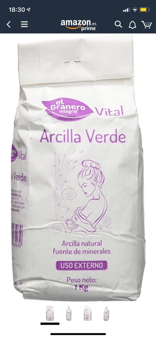 Fashion Arcilla verde, 1kg