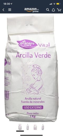 Arcilla verde, 1kg